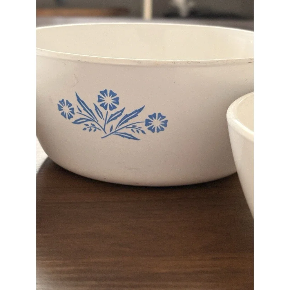 Corning Ware Blue Cornflower Pan stove toppers P 82 B lid pot sauce vintage lot